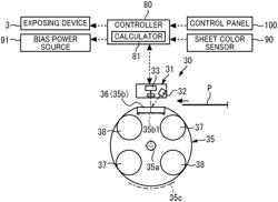 Detecting device and image forming apparatus incorporating the detecting device