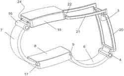 WRISTWATCH WITH BATTERY INTEGRATED IN THE CLASP