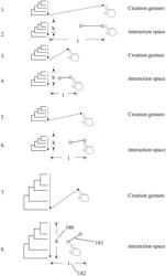 User-Defined Virtual Interaction Space and Manipulation of Virtual Cameras with Vectors