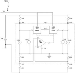 Vehicle ground path impedance difference detection