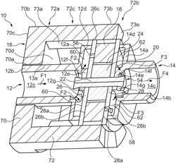 INTEGRATED MOTOR AND PUMP INCLUDING AXIALLY PLACED COILS