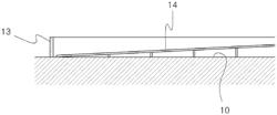 Inclined structure of court floor for automatic supply in ball game