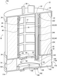 Filter element with air-bleed conduit