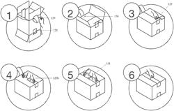 Self-sealing foldable container