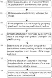 Methods for an autonomous robotic device to identify locations captured in an image