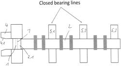 Method for mounting at least one sealing ring on a camshaft in a bearing line of an internal combustion engine, and camshaft having at least one sealing ring mounted in such a way