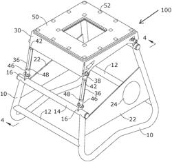 ADJUSTABLE WORKING STAND COMBINED WITH MAGNETIC HARDWARE ORGANIZER