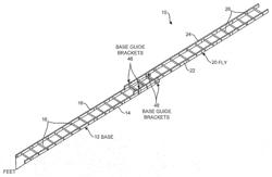 Extension Ladder with Local Reinforcement and Method