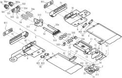 Folding shaft structure of flexible display screen