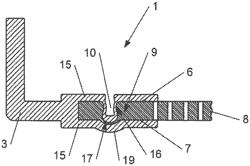 IMMOBILISATION ELEMENT WITH PROFILE PROVIDED WITH PROTRUSIONS