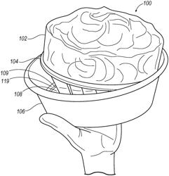 Pan system for selectively releasing a food product