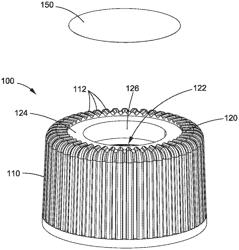 Removable cap with seal designed to be opened by piercing in a diagnostic analyzer