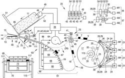 Providing a cutting area with web-like interleaver material