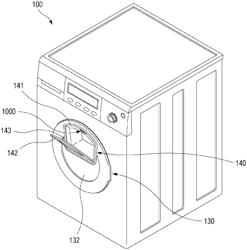 Door lock device for washing machine and method of locking washing machine door
