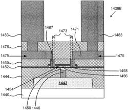 Phase-change material (PCM) RF switch having contacts to PCM and heating element