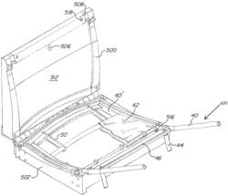 Chair frame with injection molded foam padding