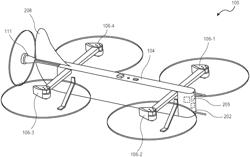 Unmanned aerial vehicle configuration for extended flight and heat dissipation