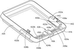 Flat pack ramp lever