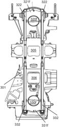 Main bearings of opposed-piston engines with two crankshafts