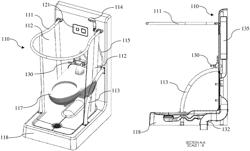 Toilet/shower combination fixture