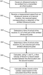 Apparatus and method for determining blood flow velocity