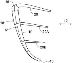 Kite leading edge and sports kite