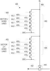 MEMORY CONFIGURED TO PERFORM LOGIC OPERATIONS ON VALUES REPRESENTATIVE OF SENSED CHARACTERISTICS OF DATA LINES AND A THRESHOLD DATA VALUE