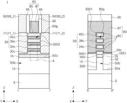 SEMICONDUCTOR DEVICE INCLUDING BARRIER LAYER BETWEEN ACTIVE REGION AND SEMICONDUCTOR LAYER AND METHOD OF FORMING THE SAME