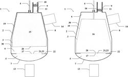 Engine with differential evaporation pressures