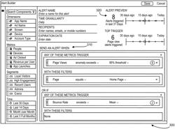 Communication notification trigger modeling preview