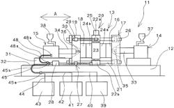 Injection molding machine for composite molded product