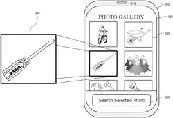 Method and computer-readable media for real-time image-based catalog search