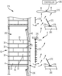 Heat transfer system for warehoused goods