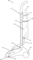 System and method for improved recirculating vacuum with removable nozzle