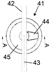 Device for regulating a volumetric flow