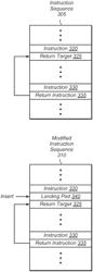 Marking valid return targets