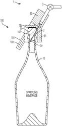 Beverage extractor for sparkling beverages