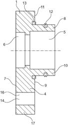 Connecting element for connecting a pipe to a component of an air-conditioning system