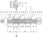 Screw machine and method for the processing of material to be processed