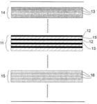 MULTILAYER RADAR-ABSORBING LAMINATE FOR AIRCRAFT MADE OF POLYMER MATRIX COMPOSITE MATERIAL WITH GRAPHENE NANOPLATELETS, AND METHOD OF MANUFACTURING SAME