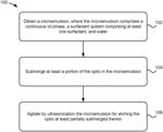 ETCHING OF WATER-SENSITIVE OPTICS WITH WATER-IN-OIL EMULSIONS