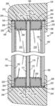 Heat absorbing door for a refrigerated merchandiser