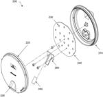 Hybrid backup light with integrated warning light