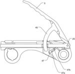 FAST-ACTION CLAMPING DEVICE WITH LOCKING MECHANISM, AND SURGICAL DEVICE