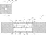 PRESSURE SENSING DEVICE WITH CAVITY AND RELATED METHODS