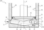 Injection device for a forming and filling station adapted for CIP