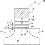 Integrated structures having gallium-containing regions