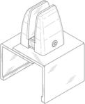 Clamp for extending height of cubicle walls