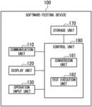 Software-testing device, software-testing system, software-testing method, and program