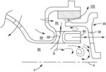 Vented tangential on-board injector for a gas turbine engine